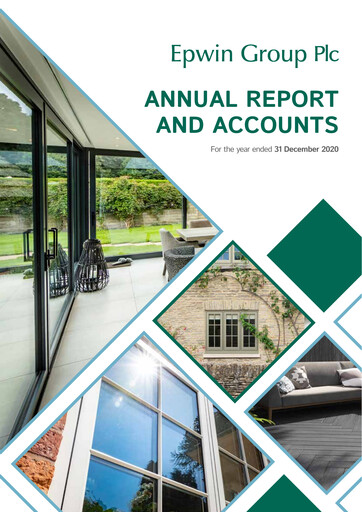 Thumbnail Epwin Group Annual Report 2020