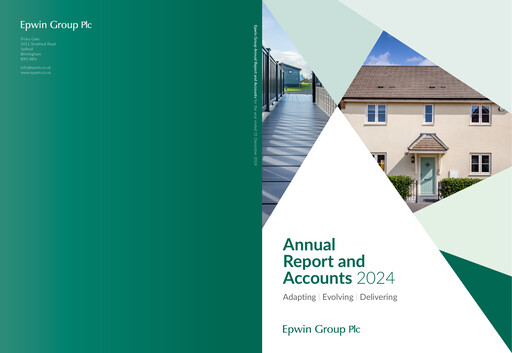 Thumbnail Epwin Group Annual Report 2024