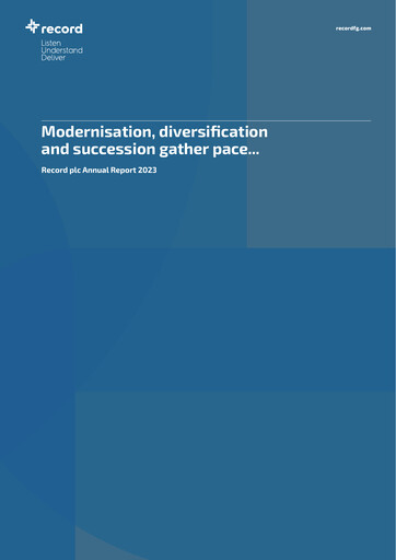 Thumbnail Record Financial Group Annual Report 2023