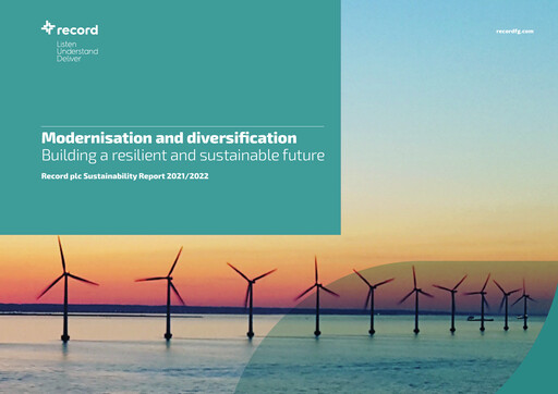 Thumbnail Record Financial Group Sustainability Report 2021-2022