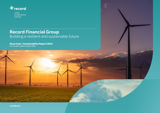 Thumbnail Record Financial Group Sustainability Report 2024