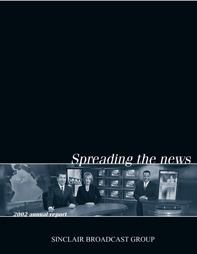 Thumbnail Sinclair, Inc. Annual Report 2002