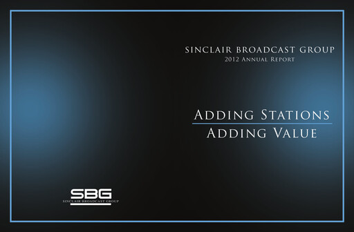 Thumbnail Sinclair, Inc. Annual Report 2012