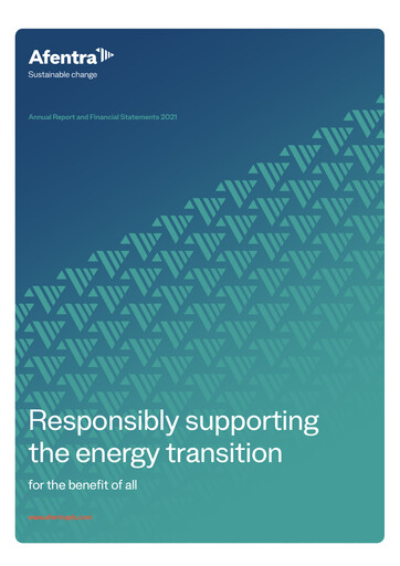 Thumbnail Afentra Annual Report 2021