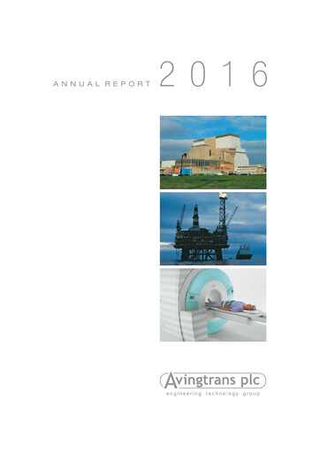 Thumbnail Avingtrans Annual Report 2016