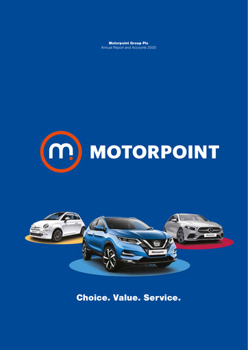 Thumbnail Motorpoint Group Annual Report 2020