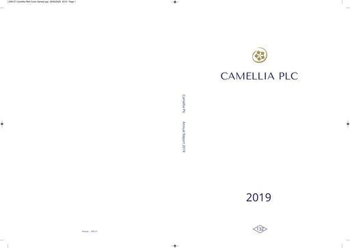 Vorschaubild Camellia Plc Jahresbericht 2019