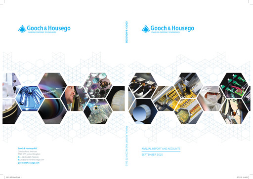 Thumbnail Gooch & Housego Annual Report 2015