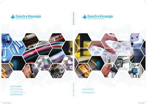 Thumbnail Gooch & Housego Annual Report 2016