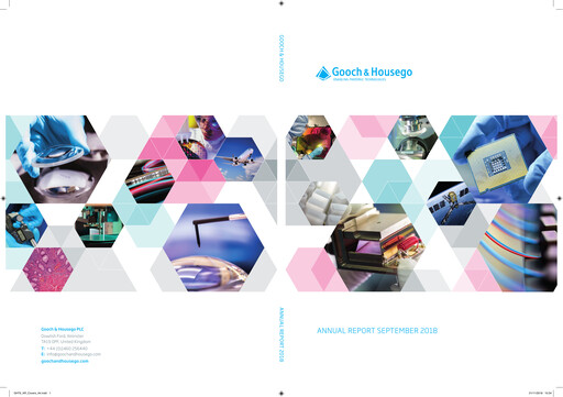 Thumbnail Gooch & Housego Annual Report 2018