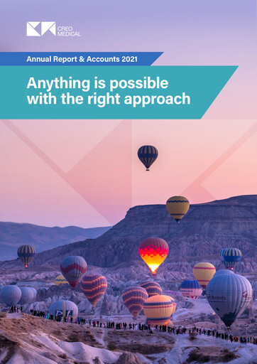 Thumbnail Creo Medical Group Annual Report 2021