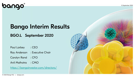 Thumbnail Bango Half-year Report 2020-h1