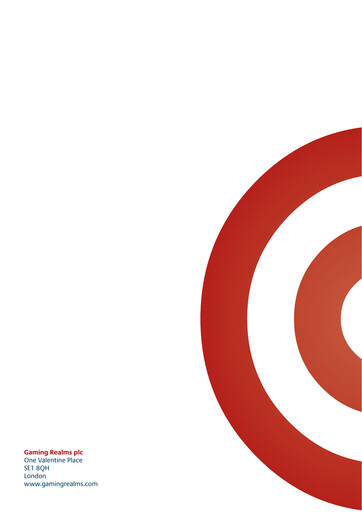 Thumbnail Gaming Realms Annual Report 2016