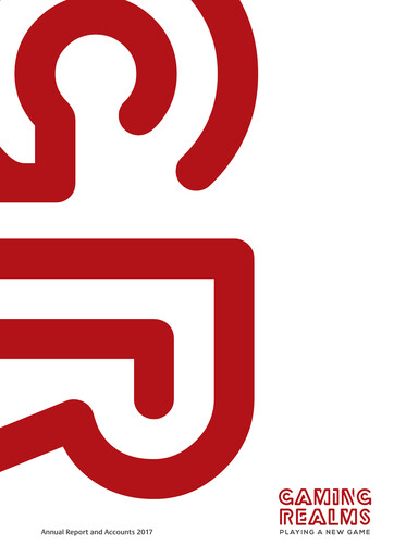 Thumbnail Gaming Realms Annual Report 2017