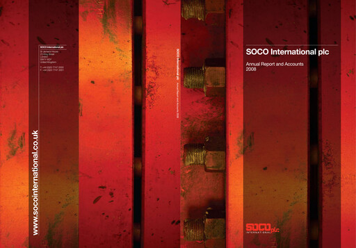 Thumbnail Pharos Energy Annual Report 2008