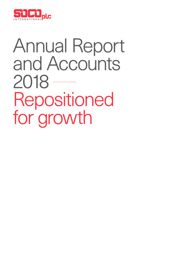 Thumbnail Pharos Energy Annual Report 2018