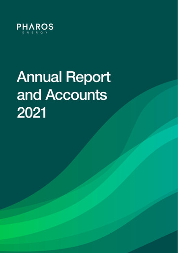 Thumbnail Pharos Energy Annual Report 2021