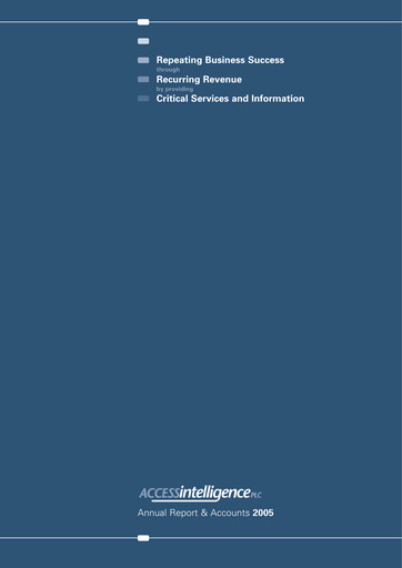 Thumbnail Pulsar Group Annual Report 2005