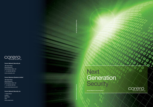 Thumbnail Corero Network Security Annual Report 2012