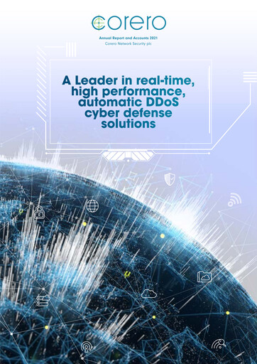 Thumbnail Corero Network Security Annual Report 2021