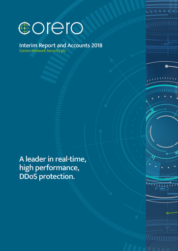 Thumbnail Corero Network Security Half-year Report 2018-h1