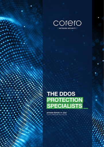 Thumbnail Corero Network Security Half-year Report 2025-h1