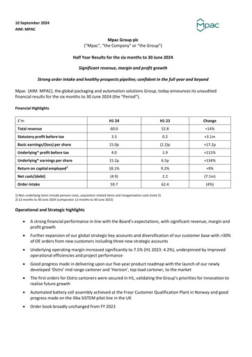 Thumbnail Mpac Group Half-year Report 2024-h1