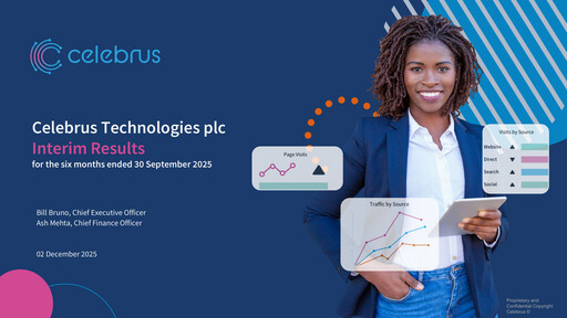 Miniature Celebrus Technologies Rapport semestriel 2025-h1