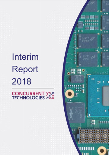 Miniature Concurrent Technologies Rapport semestriel 2018-h1