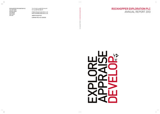 Thumbnail Rockhopper Exploration Annual Report 2013