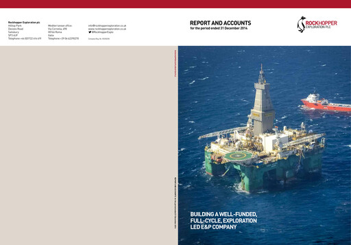 Thumbnail Rockhopper Exploration Annual Report 2014