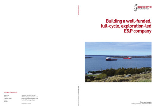 Thumbnail Rockhopper Exploration Annual Report 2018