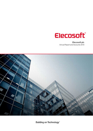 Thumbnail Eleco Annual Report 2018