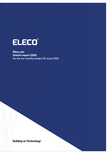 Thumbnail Eleco Half-year Report 2020-h1