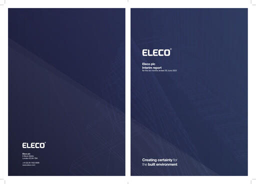Thumbnail Eleco Half-year Report 2022-h1