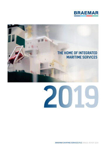 Thumbnail Braemar Annual Report 2019