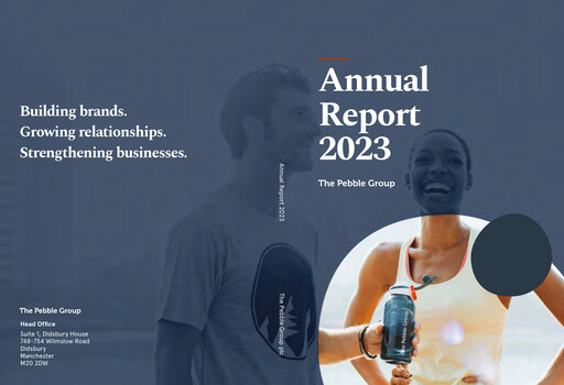 Thumbnail The Pebble Group plc Annual Report 2023