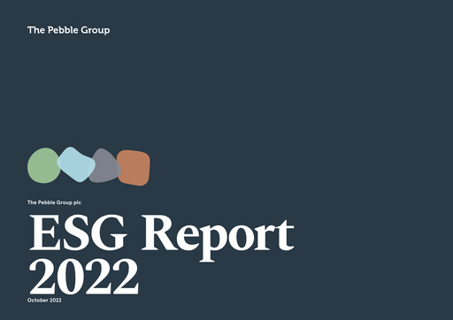 Thumbnail The Pebble Group plc ESG Report 2022