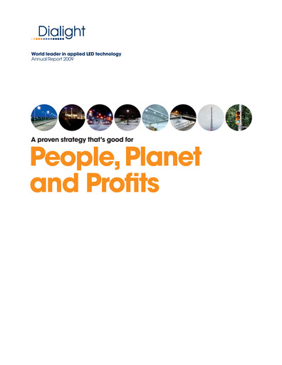Thumbnail Dialight plc Annual Report 2009