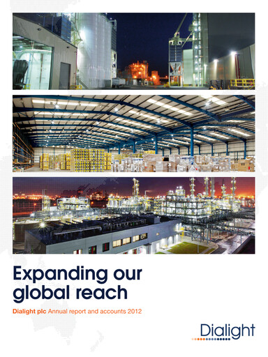 Thumbnail Dialight plc Annual Report 2012