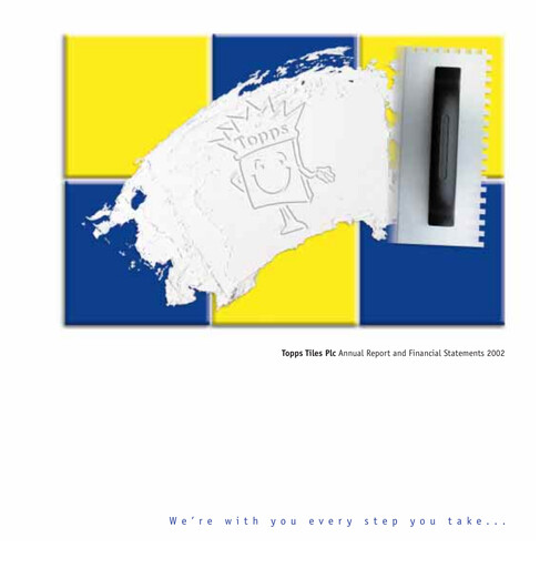Thumbnail Topps Tiles Annual Report 2002