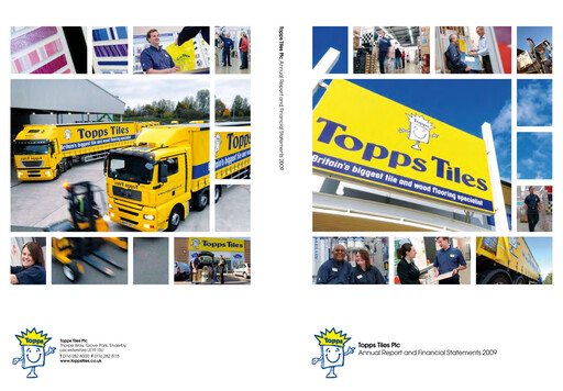 Thumbnail Topps Tiles Annual Report 2009