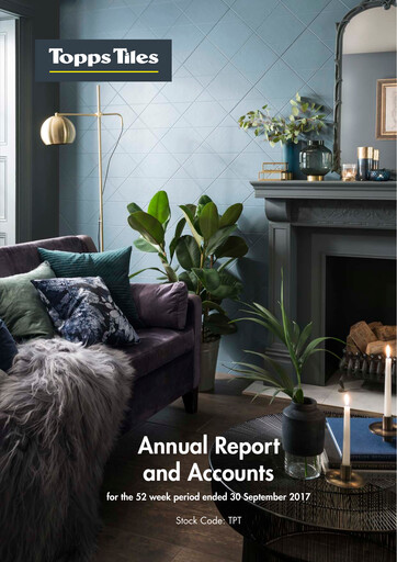 Thumbnail Topps Tiles Annual Report 2017