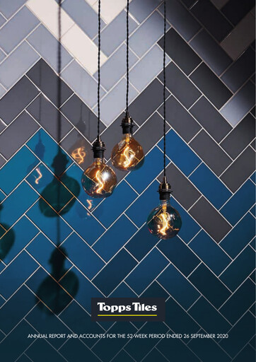 Thumbnail Topps Tiles Annual Report 2020