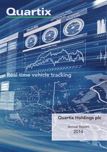 Thumbnail Quartix Technologies Annual Report 2014