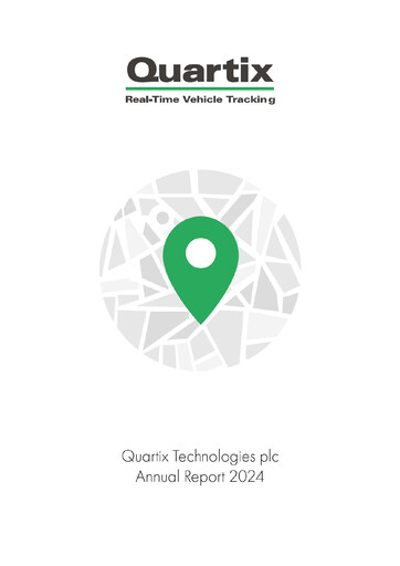 Thumbnail Quartix Technologies Annual Report 2024