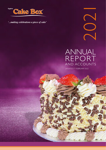 Thumbnail Cake Box Holdings Annual Report 2021