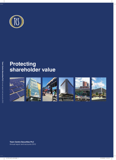 Thumbnail Town Centre Securities Annual Report 2012