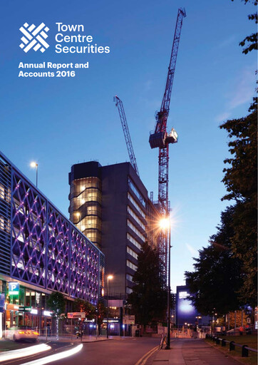 Thumbnail Town Centre Securities Annual Report 2016