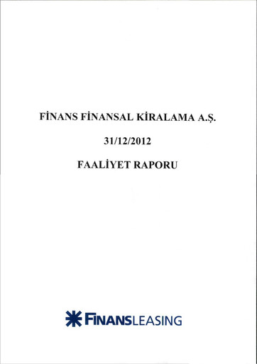 Vorschaubild QNB Finans Finansal Kiralama (QNB Finansleasing) Jahresbericht 2012